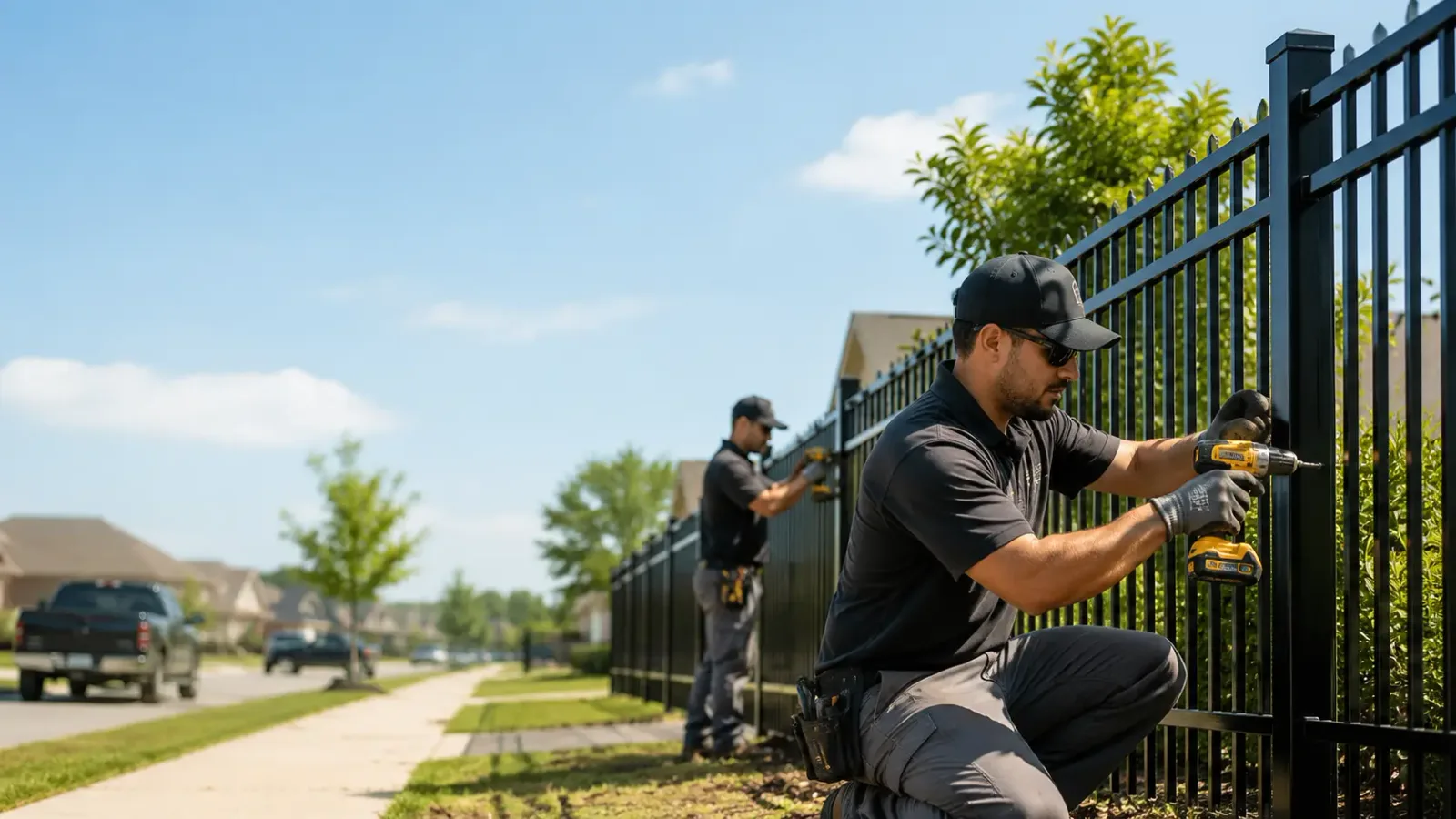 Metal Fence Installation in Bogata, TX